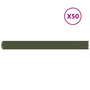 Voir la diapositive 2 : VIDAXL Bordures pelouse 50pcs vert olive 10x103cm acier lamine a froid