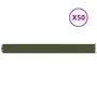 Voir la diapositive 2 : VIDAXL Bordures pelouse 50pcs vert olive 10x103cm acier lamine a froid