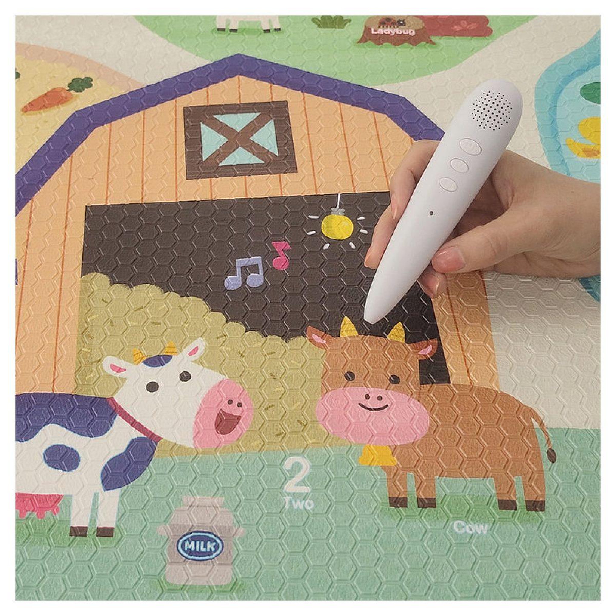 Voir la diapositive 3 : DWINGULER Tapis d'éveil sonore la ferme
