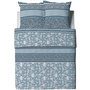 Voir la diapositive 4 : Les Ateliers du Linge Parure de housse de couette 100% coton bio 57fils debby