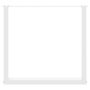 Voir la diapositive 5 : VIDAXL Pieds de table basse forme de U 3 pcs blanc 80x(72-73) cm acier