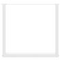 Voir la diapositive 5 : VIDAXL Pieds de table basse forme de U 3 pcs blanc 80x(72-73) cm acier