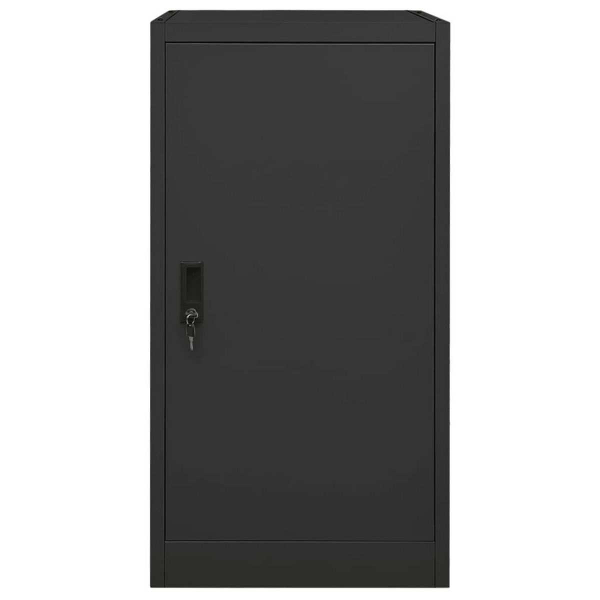 VIDAXL Armoire a selles Anthracite 53x53x105 cm Acier