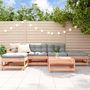 Voir la diapositive 1 : VIDAXL Salon de jardin 6 pcs avec coussins bois massif Douglas