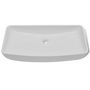 Voir la diapositive 3 : VIDAXL Lavabo et mitigeur Ceramique Rectangulaire Blanc