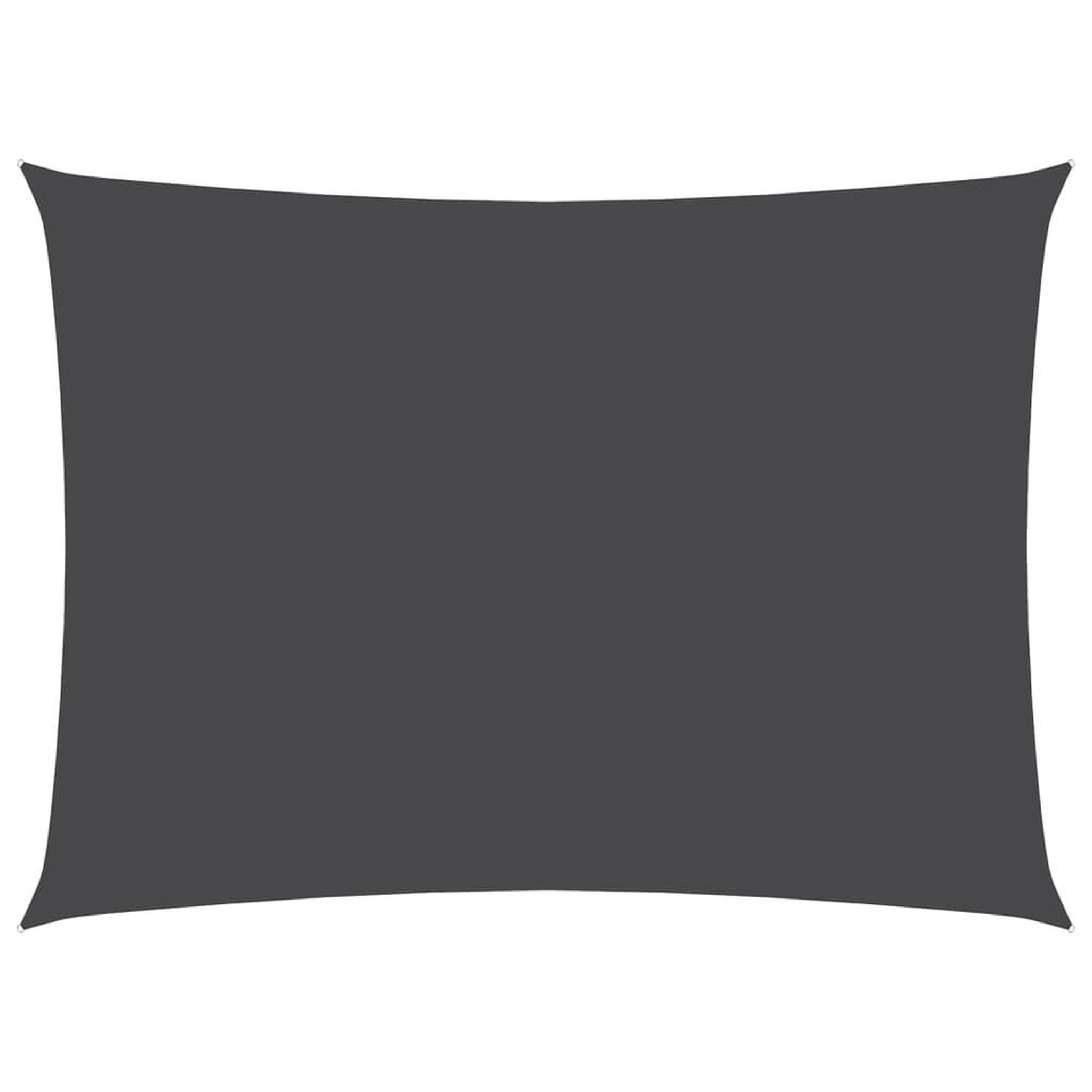 Voir la diapositive 2 : VIDAXL Voile de parasol tissu oxford rectangulaire 3x5 m anthracite