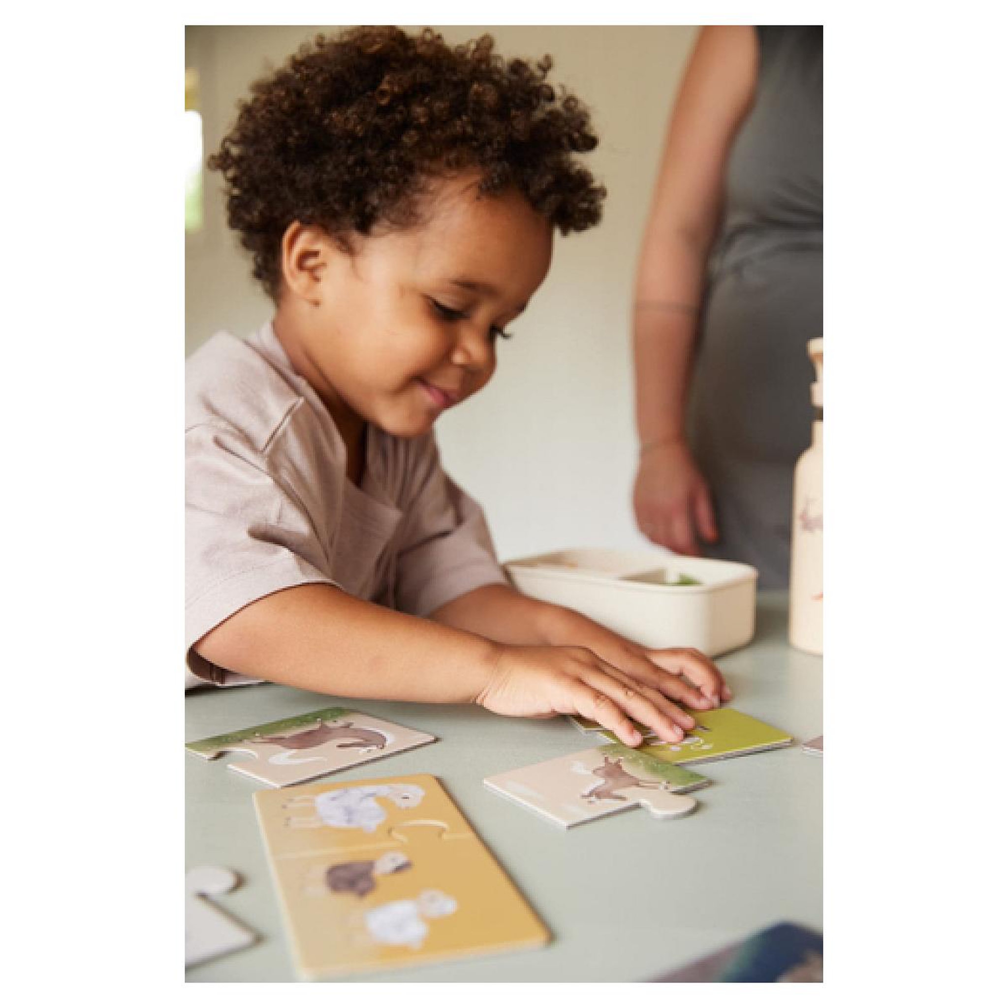 Voir la diapositive 4 : BB&CO Puzzle maman et ses bebes - animaux de la ferme