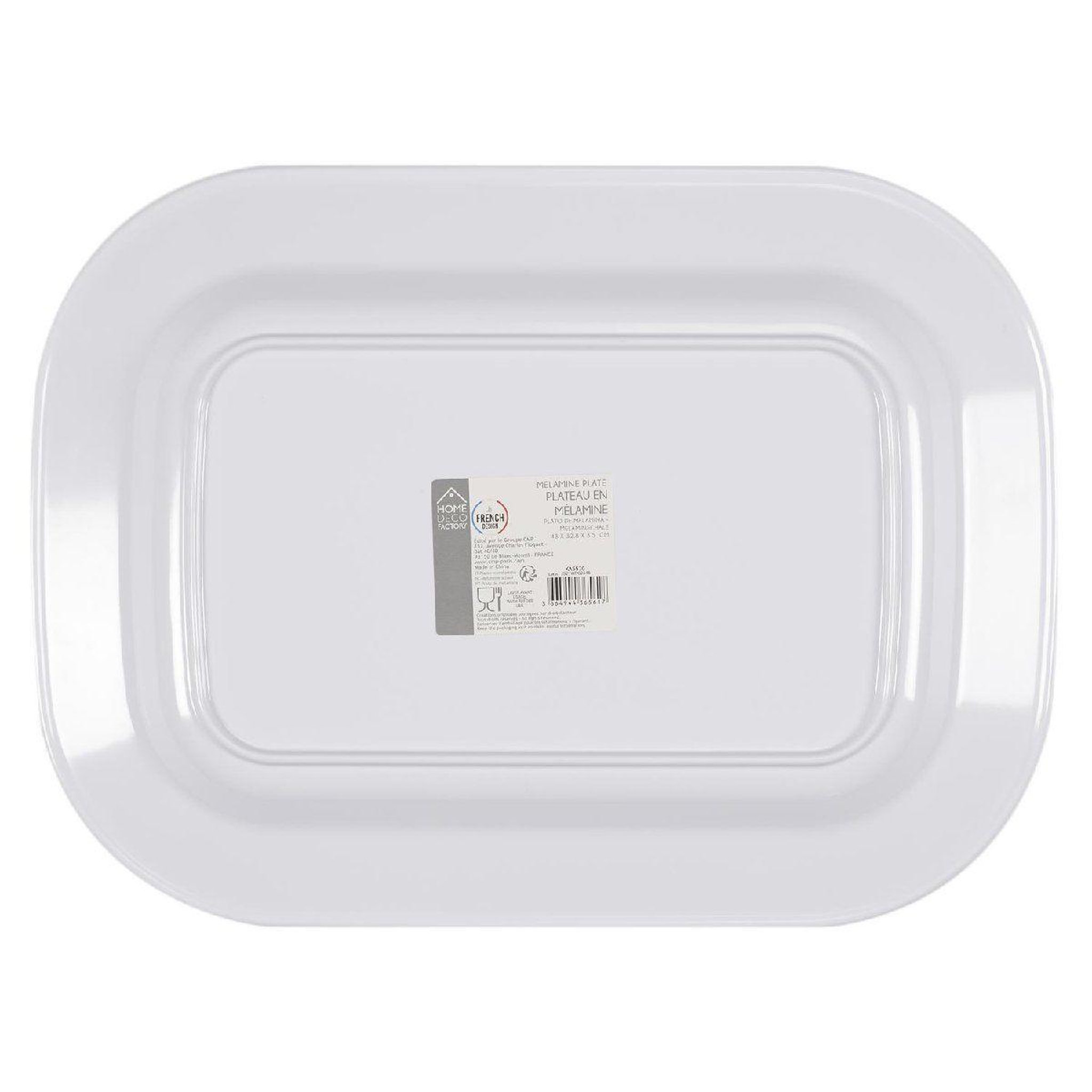 Voir la diapositive 2 : The Home Deco Factory Plat de service imprimé  rio  43cm multicolore