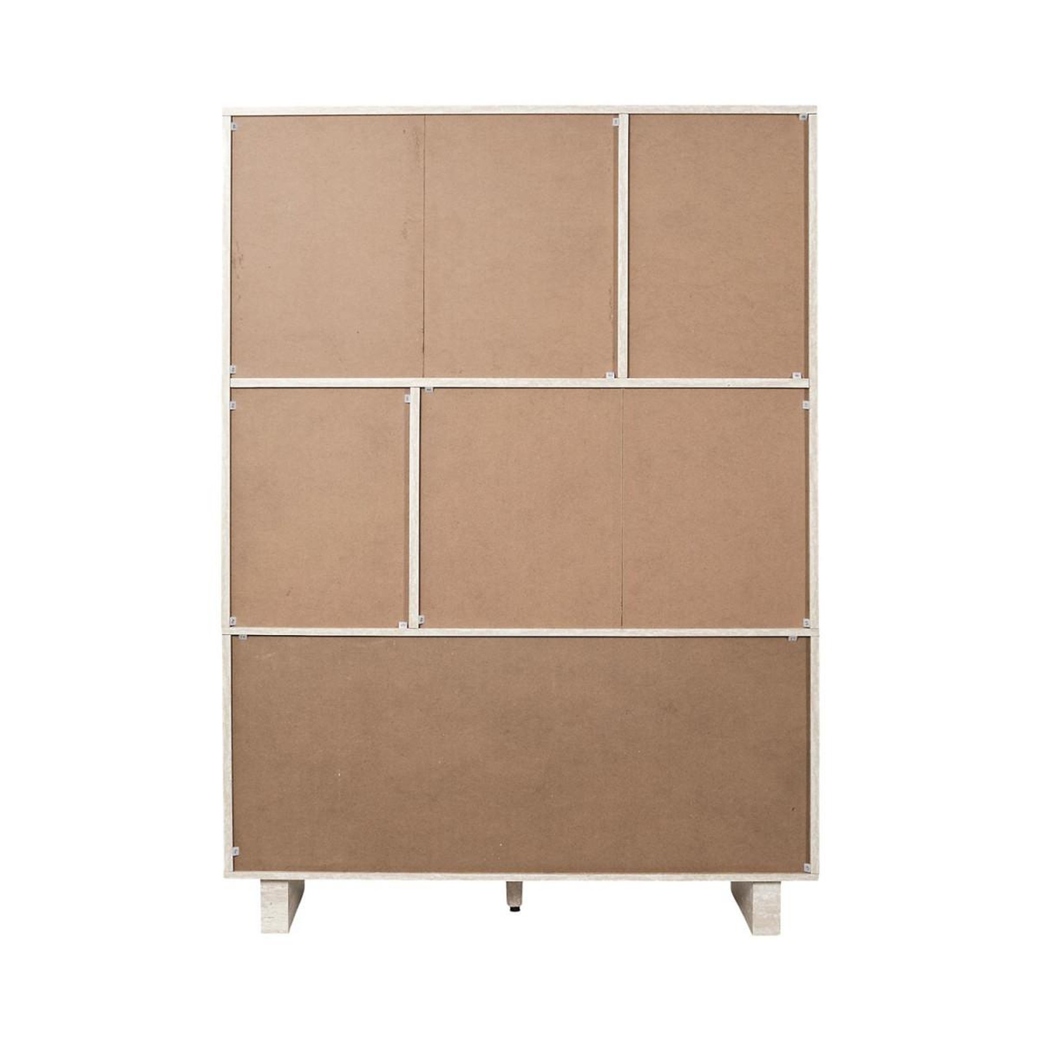 Voir la diapositive 5 : The Home Deco Factory Bibliothèque avec 2 portes  pietra  140cm beige