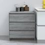 Voir la diapositive 1 : VIDAXL Buffet Sonoma gris 70x41x75 cm Bois d'ingenierie
