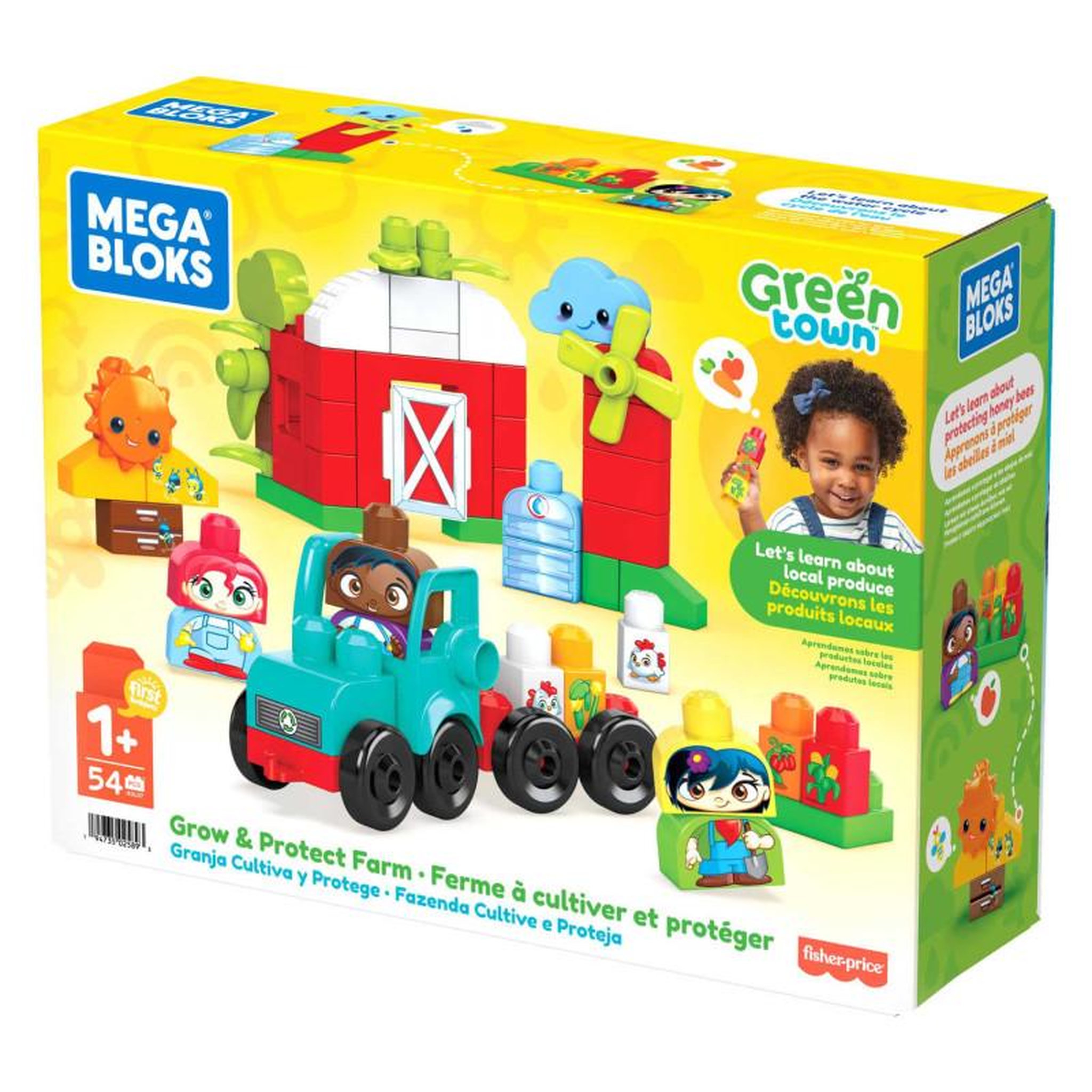 Voir la diapositive 4 : MEGA BLOKS Mega Bloks Green Town Eco Farm HDL07