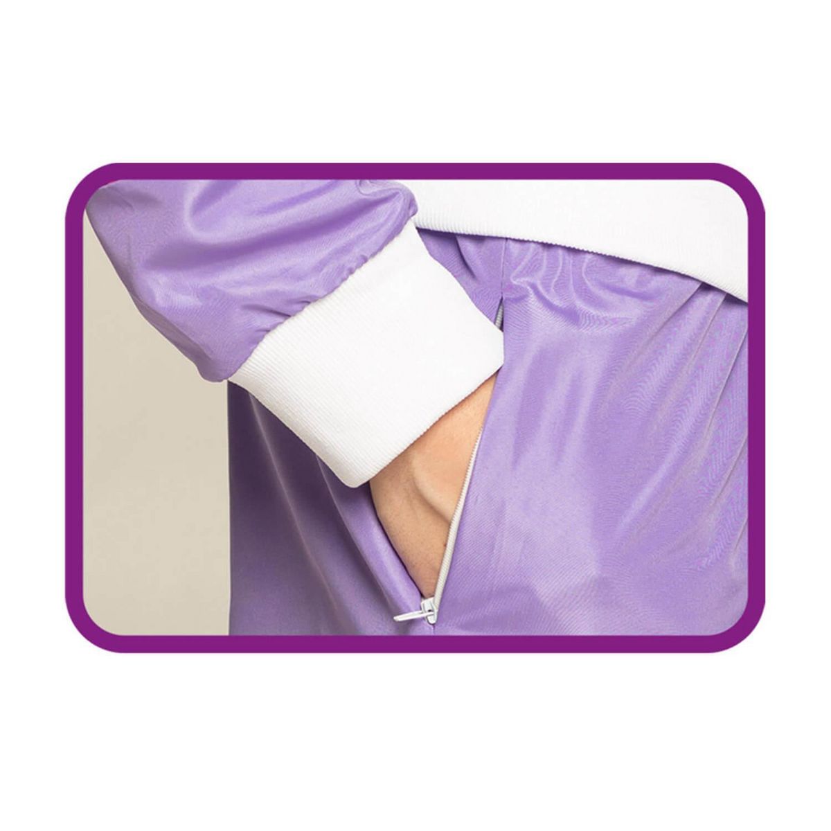 Boland Déguisement Survêtement Rétro - Violet - Femme - L