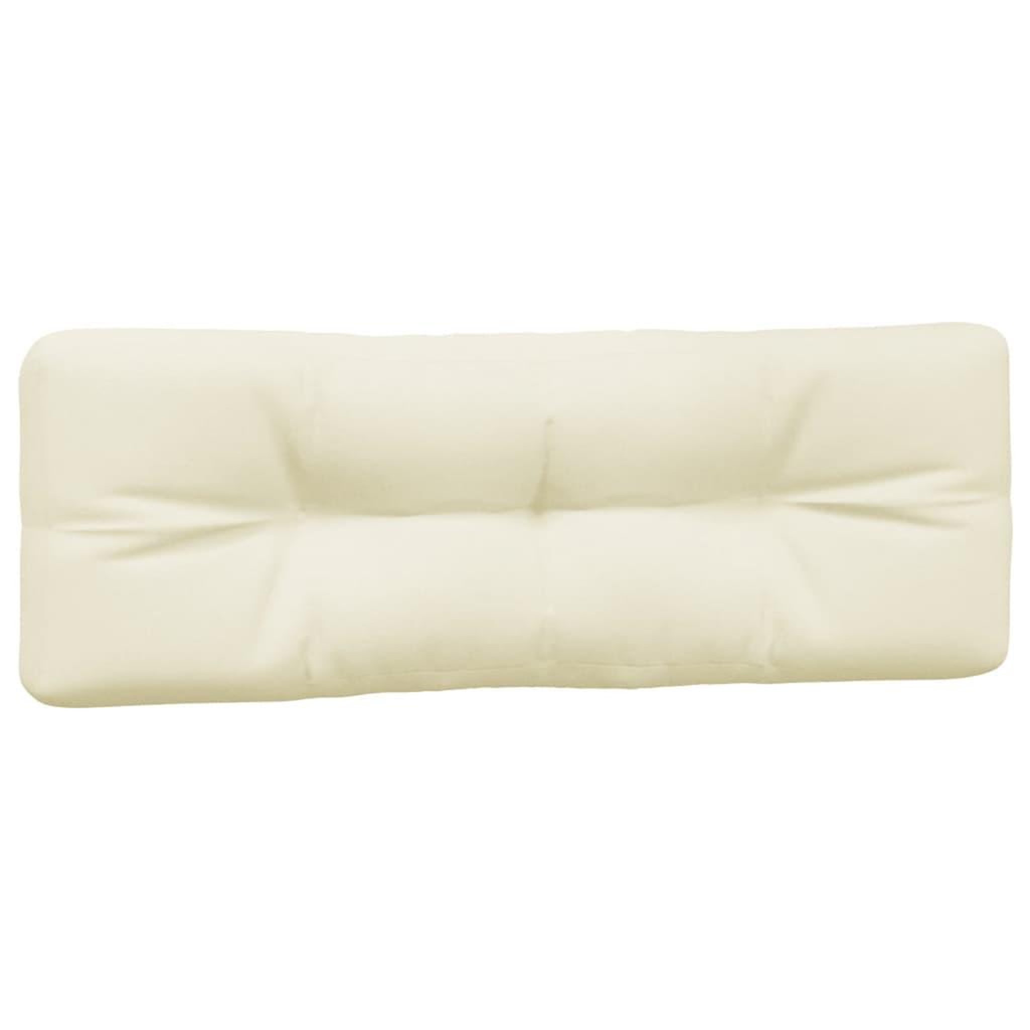 Voir la diapositive 4 : VIDAXL Coussins de palette lot de 7 creme tissu