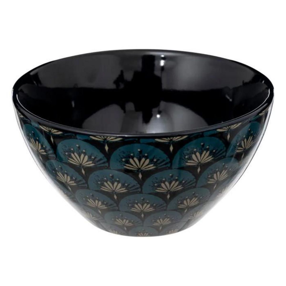 SECRET DE GOURMET Lot de 6 Bols  Jiling  46cl Bleu Indigo