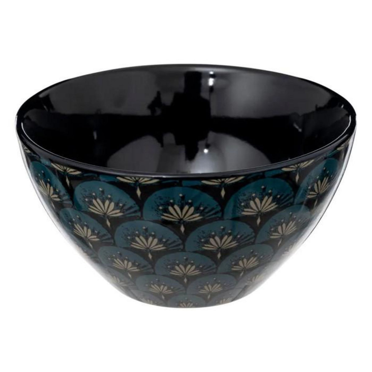 SECRET DE GOURMET Lot de 6 Bols  Jiling  46cl Bleu Indigo