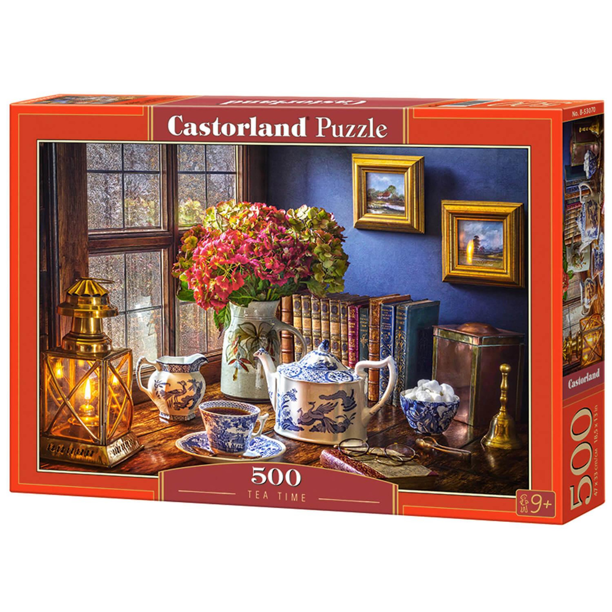 Voir la diapositive 2 : Castorland Puzzle 500 pièces : A l'heure du thé
