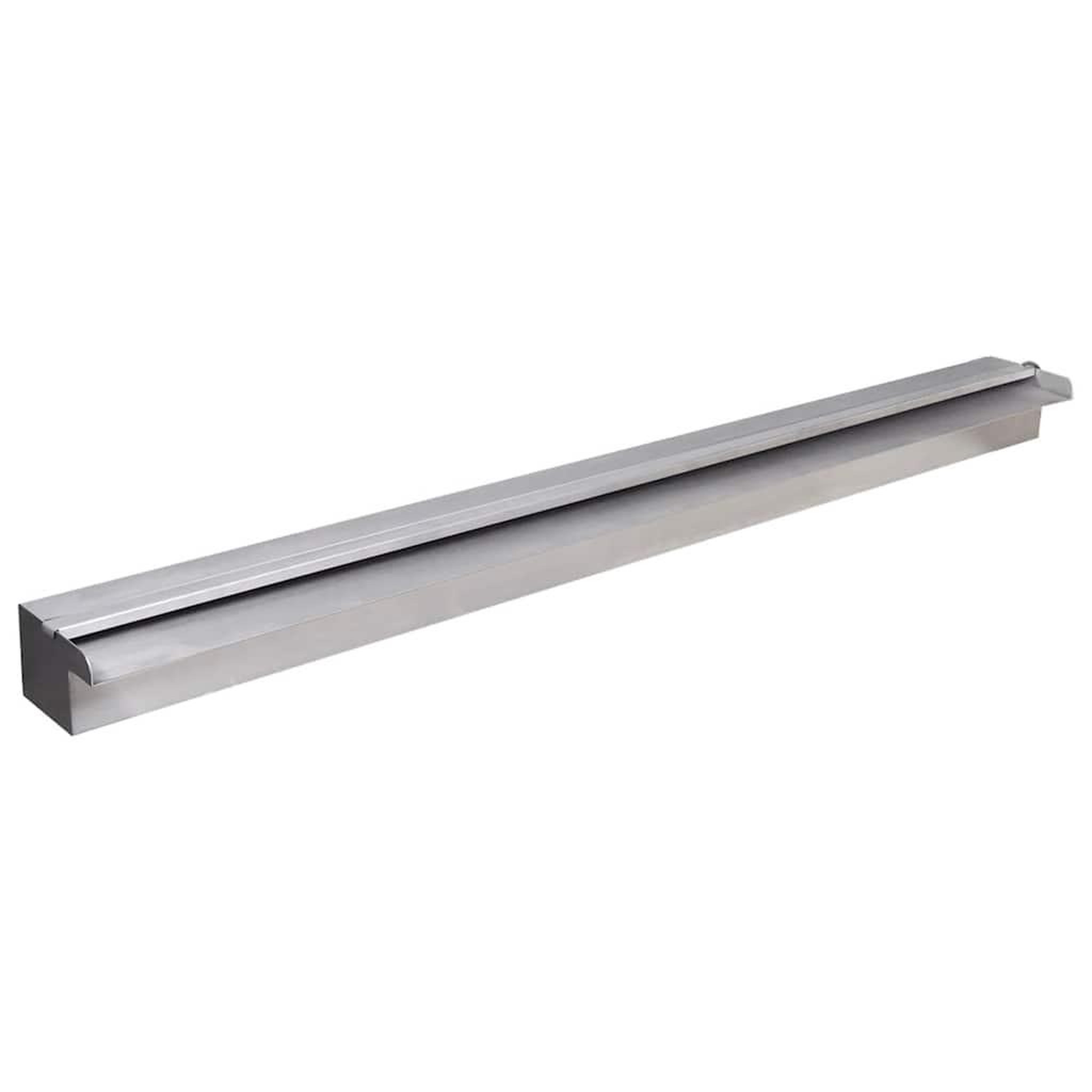 Voir la diapositive 2 : VIDAXL Lame d'eau rectangulaire a led 90 cm en acier inoxydable pour piscine