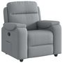 Voir la diapositive 2 : VIDAXL Fauteuil inclinable Gris clair Tissu
