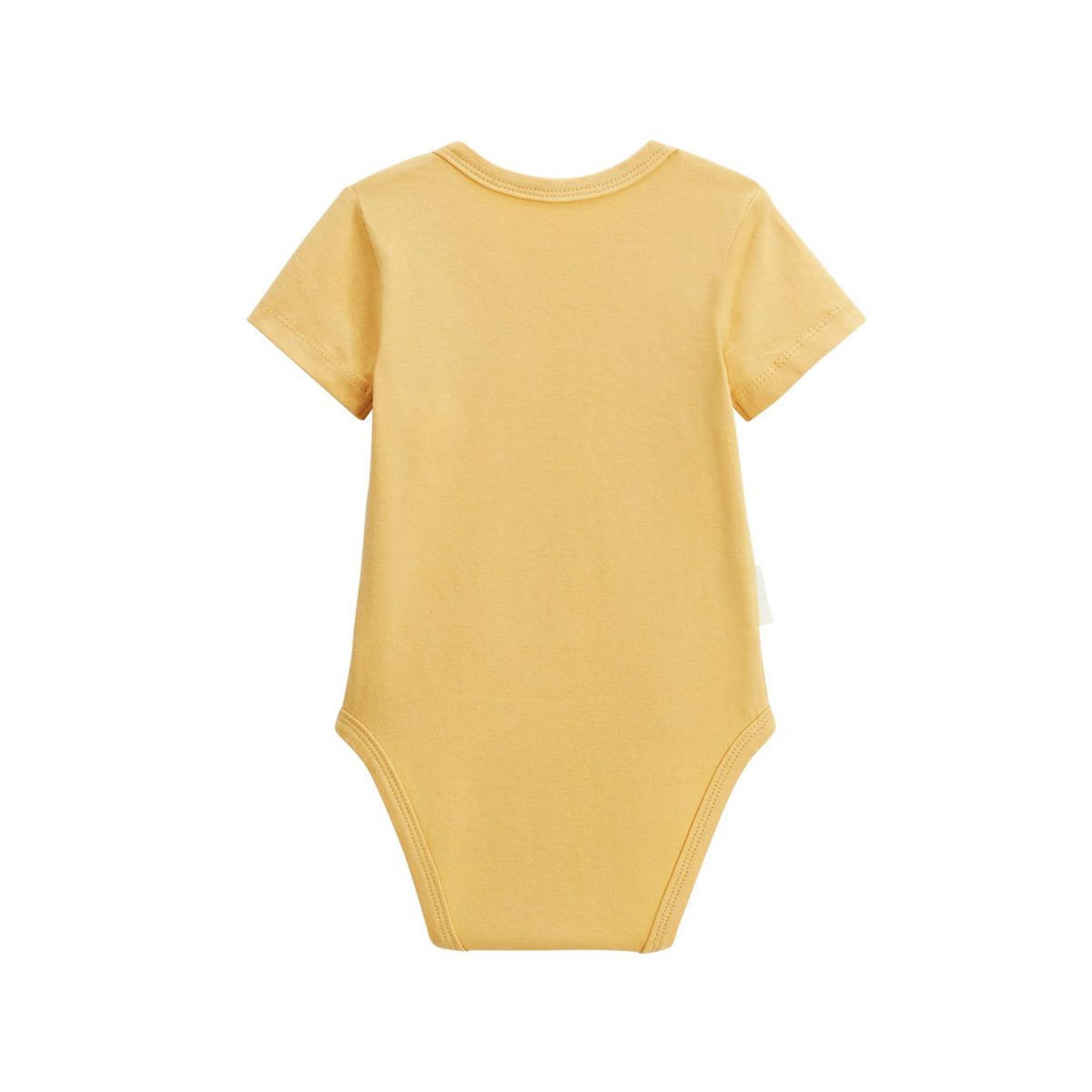 Petit Béguin Lot de 2 bodies bébé manches courtes ouverture croisée Hawaiki