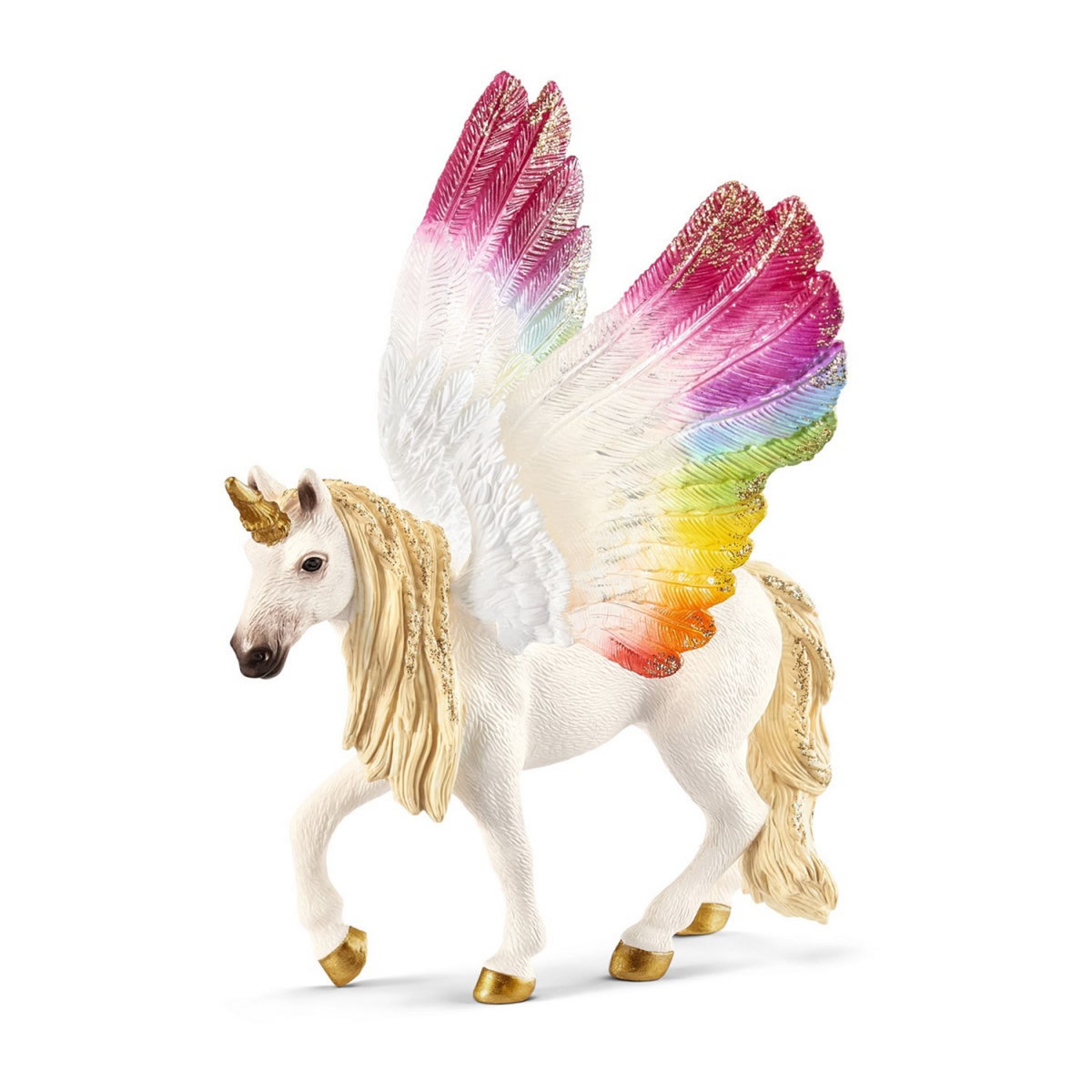 Schleich Figurine jument - licorne ailée arc-en-ciel