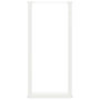 Voir la diapositive 5 : VIDAXL Pieds de table basse forme de U 2pcs blanc 40x(100-101)cm acier