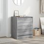 Voir la diapositive 3 : VIDAXL Armoire a chaussures sonoma gris 60x42x69 cm bois d'ingenierie