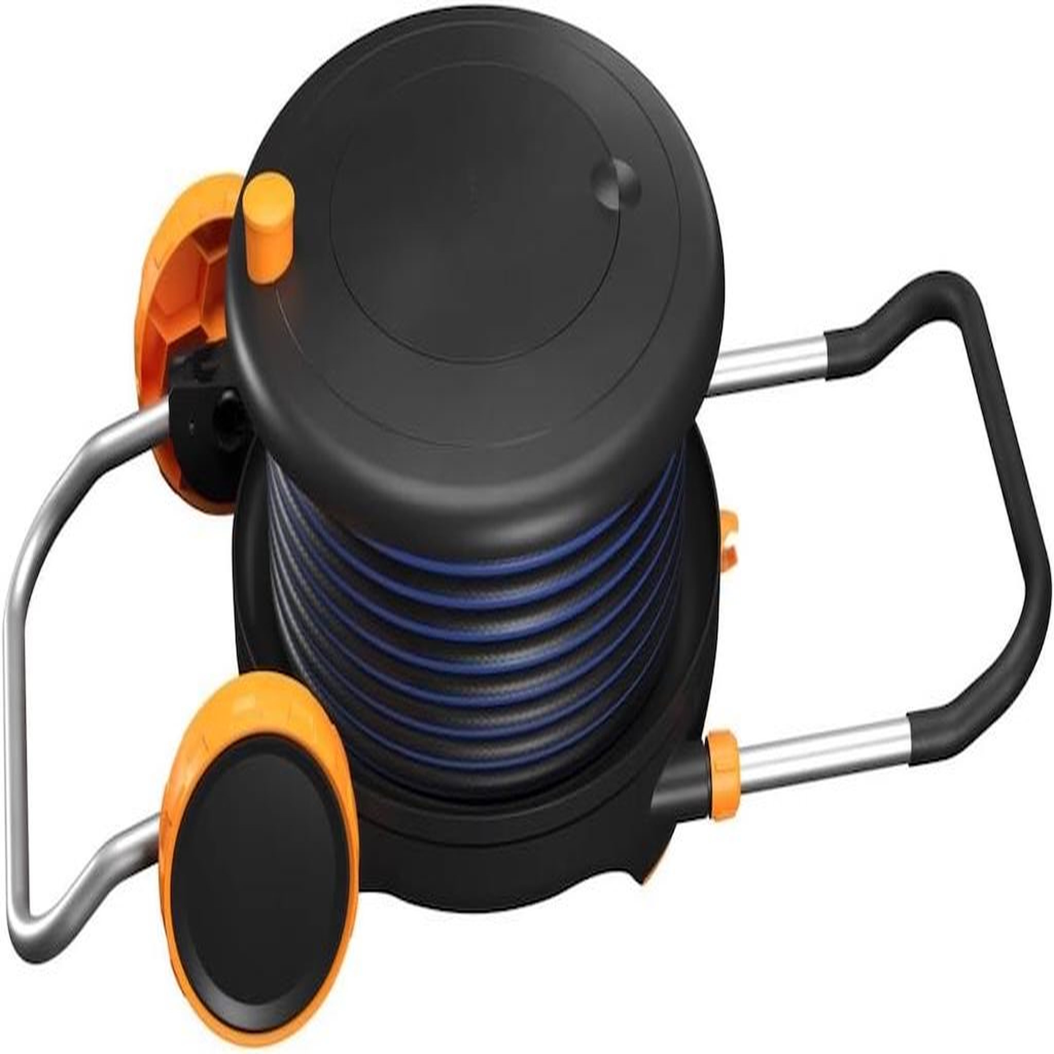 Fiskars Dévidoir - L kit complet 30 m - enrouleur mobile avec accessoires d'arrosage