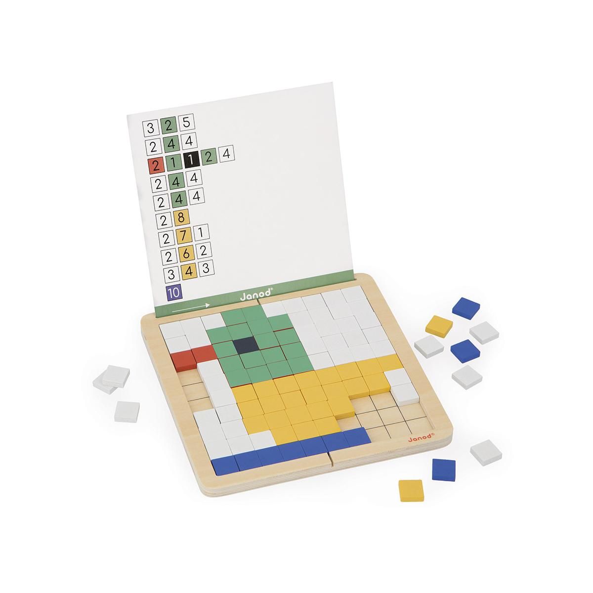 Juratoys-Janod coffret pedagogie : mosaique symetrie et codage