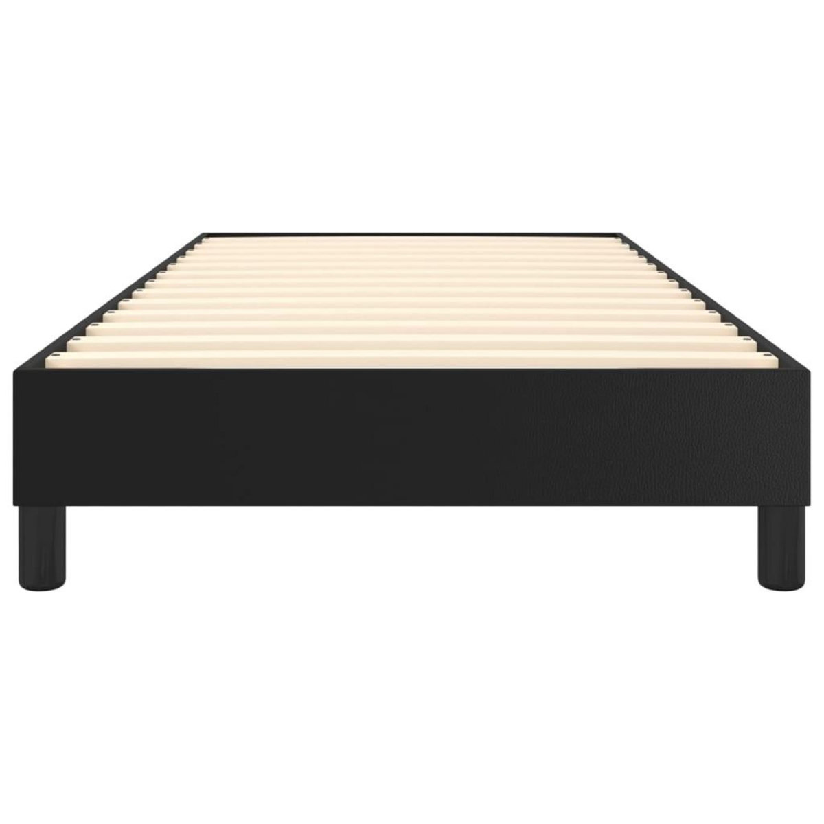 VIDAXL Cadre de lit sans matelas noir 90x190 cm similicuir