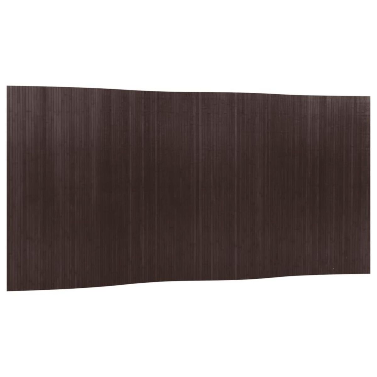VIDAXL Cloison de separation marron fonce 165x400 cm bambou