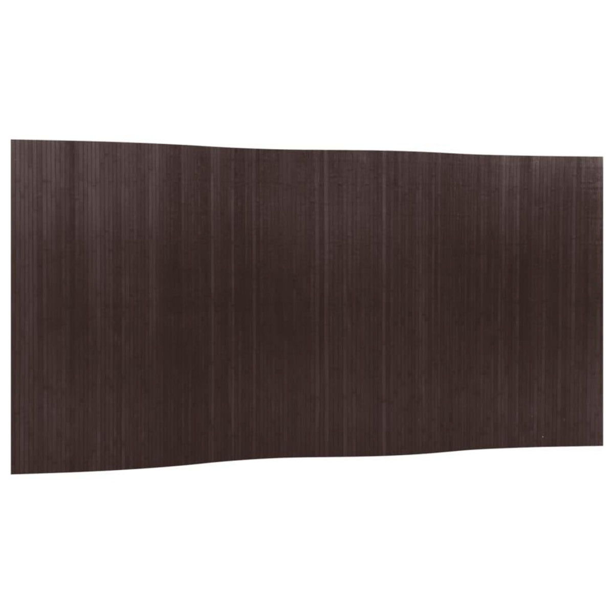 VIDAXL Cloison de separation marron fonce 165x400 cm bambou