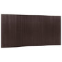 Voir la diapositive 2 : VIDAXL Cloison de separation marron fonce 165x400 cm bambou