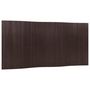 Voir la diapositive 2 : VIDAXL Cloison de separation marron fonce 165x400 cm bambou
