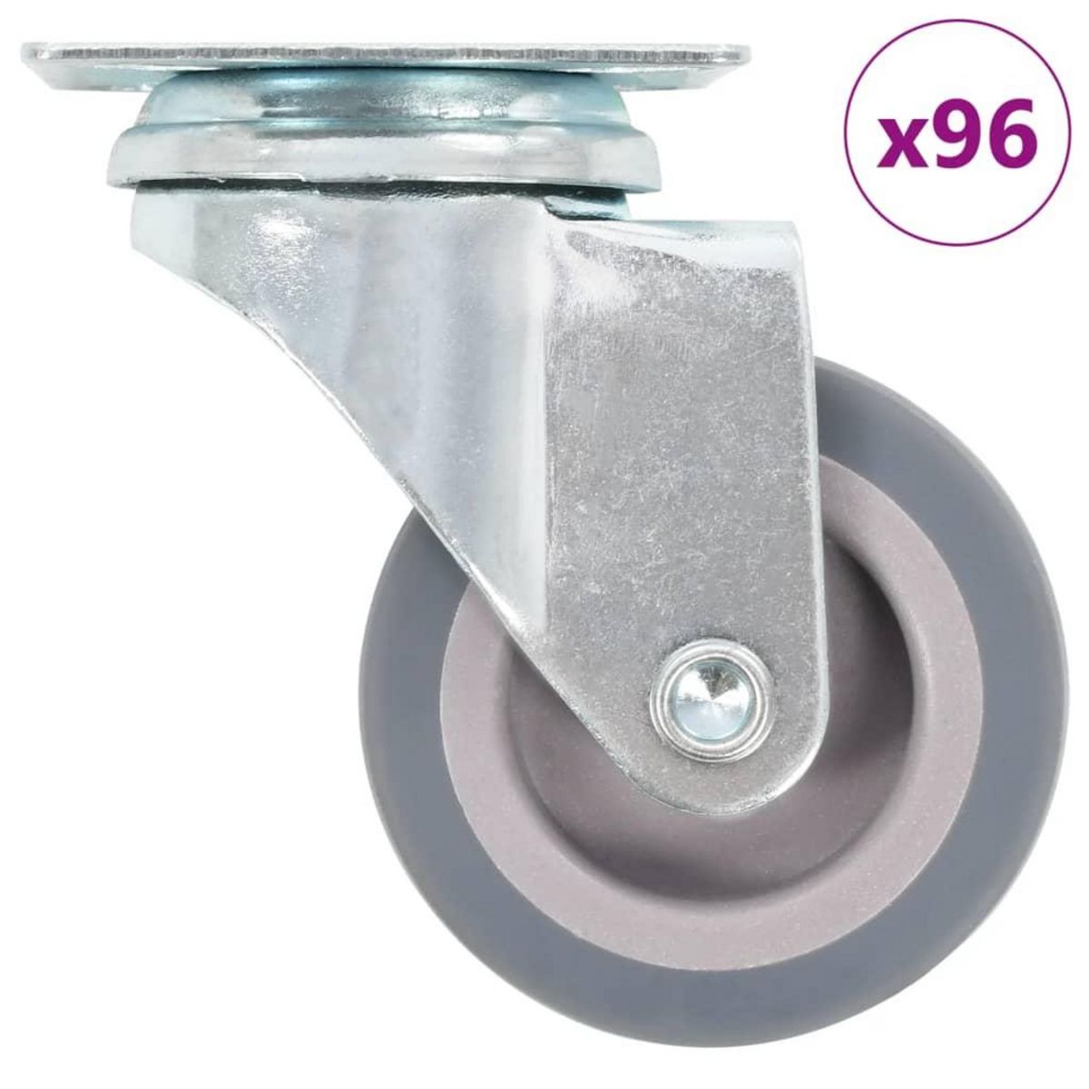 VIDAXL 96 pcs Roulettes pivotantes 50 mm