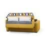 Voir la diapositive 8 : Canapé convertible système couchage express matelas 160x200 13cm 3 places en tissu  DYLAN 