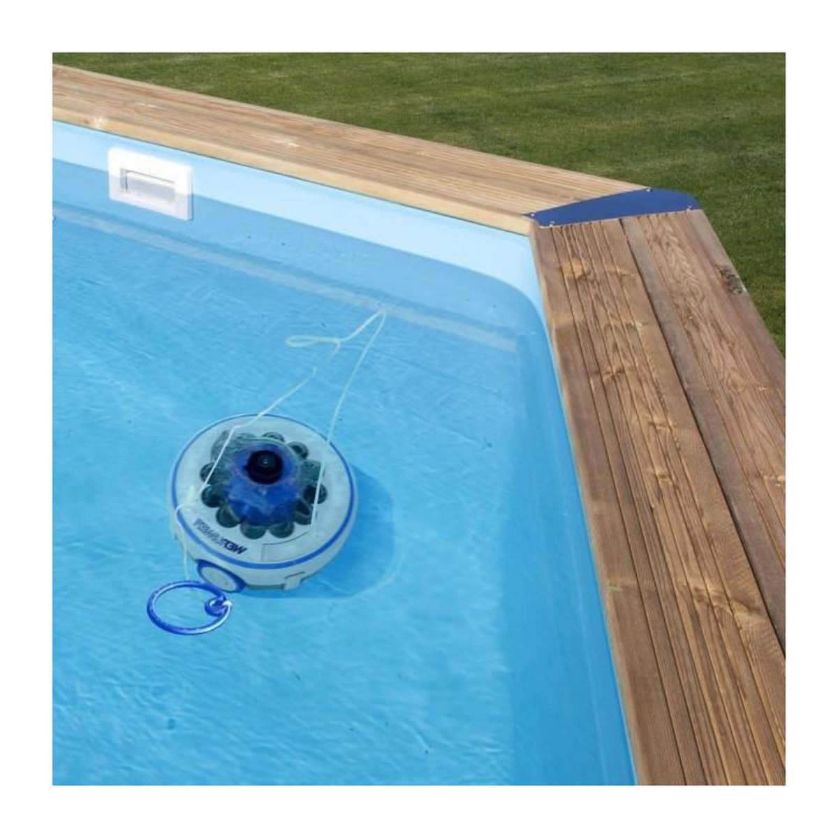 GRE Robot électrique sans fil à batterie Wet Runner - 36 m³/h - pour piscine jusqu'à 7x5 m