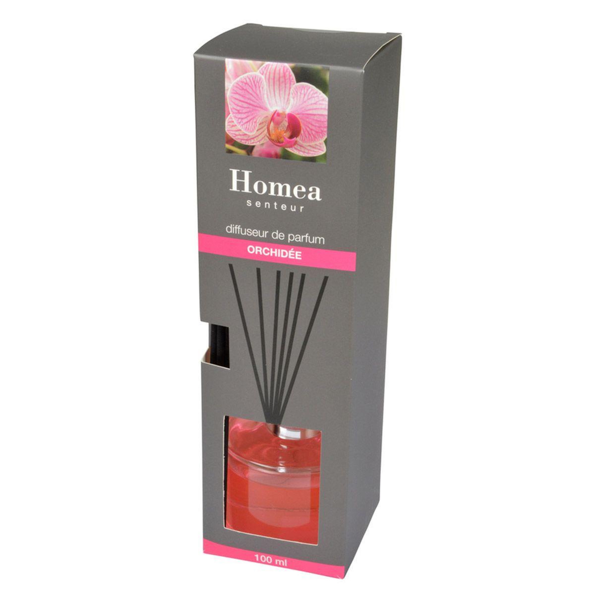 Voir la diapositive 2 : HOMEA Diffuseur de Parfum  Rond  100ml Orchidée