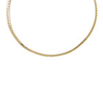 L'ATELIER D'AZUR Collier Femme Maille Anglaise - Or Jaune