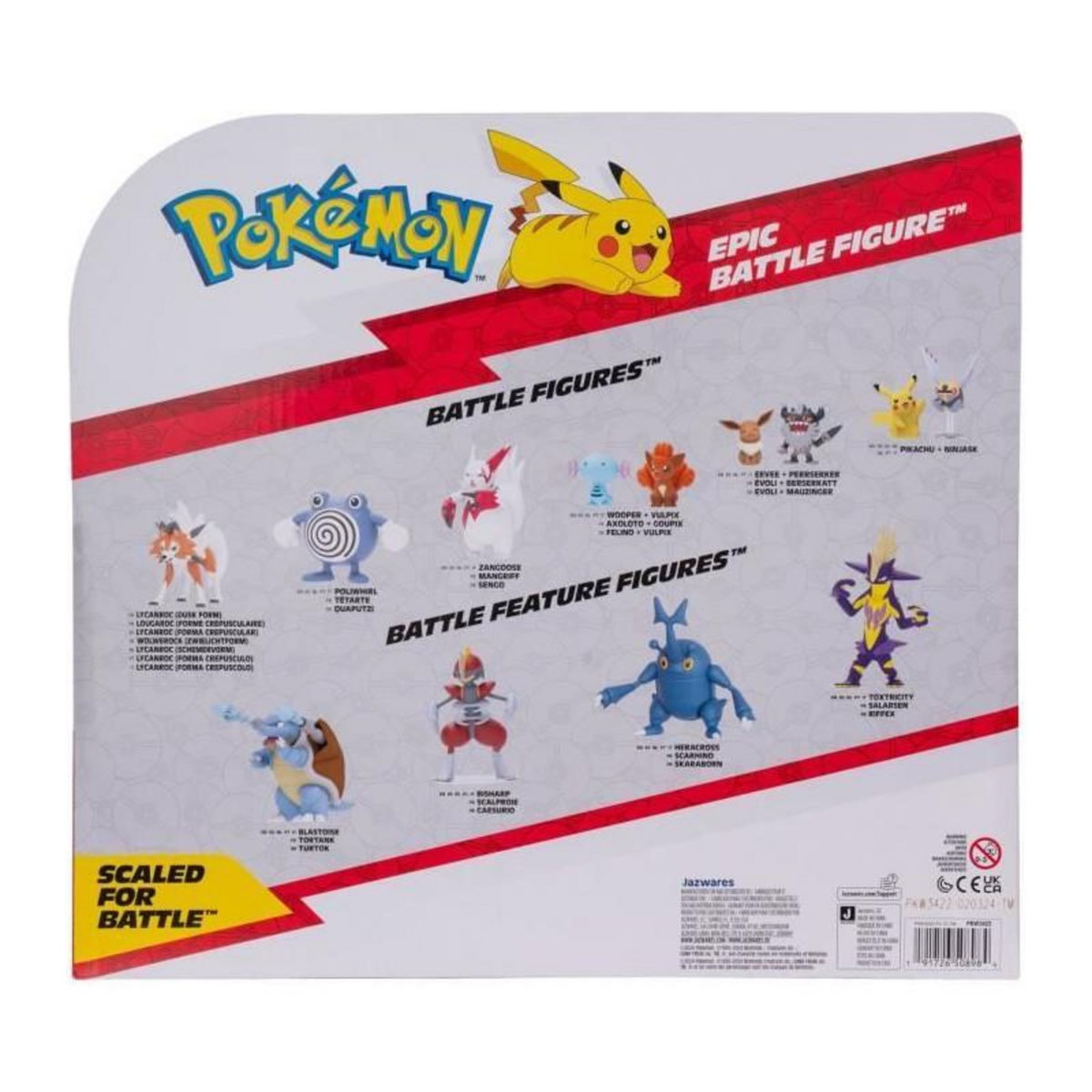 BANDAI Figurine - BANDAI - Pokémon légendaires Rexilius - 30 cm, articulée, a l'échelle des dessins animés