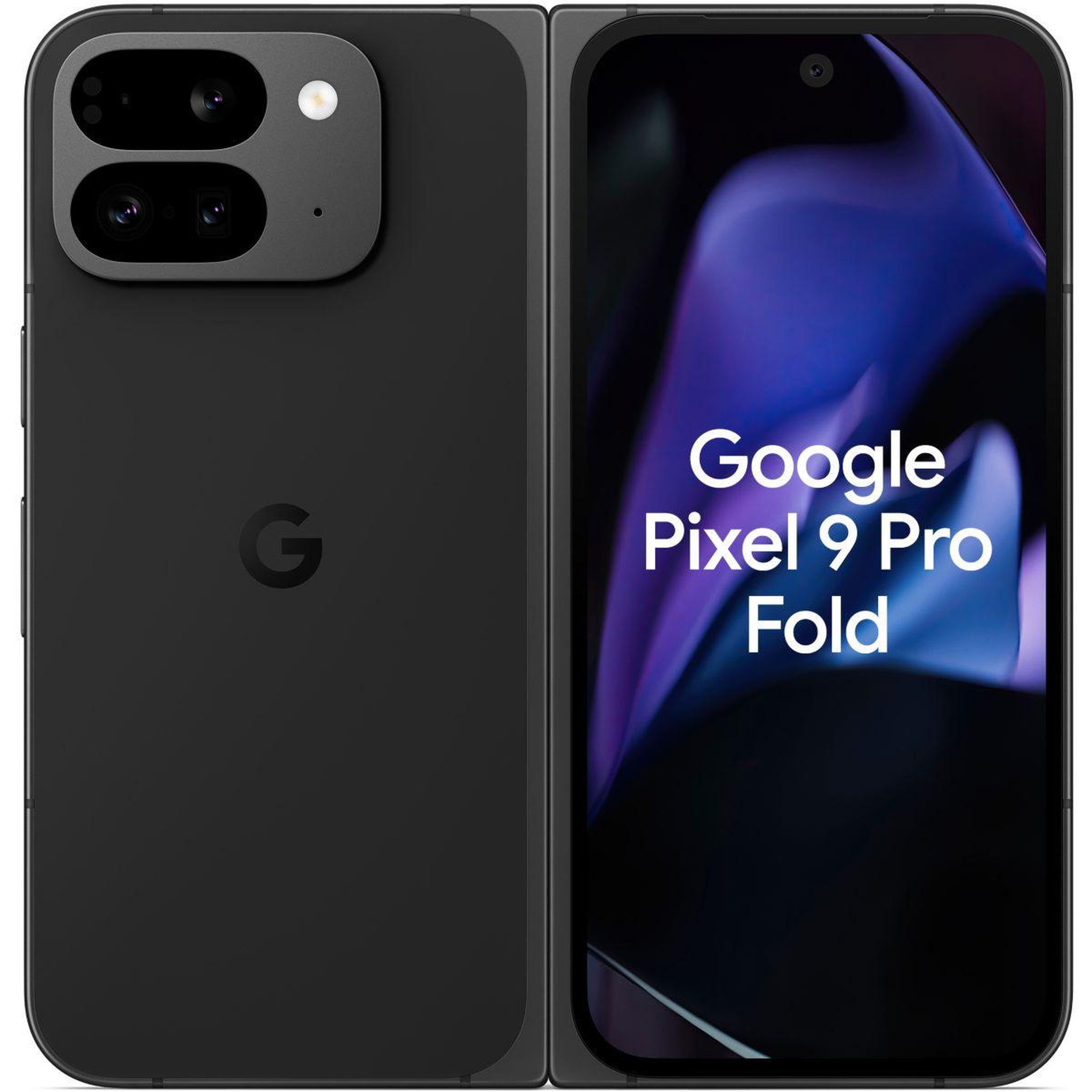 Voir la diapositive 2 : GOOGLE Smartphone Pixel 9 Pro Fold Noir Volcanique 512Go