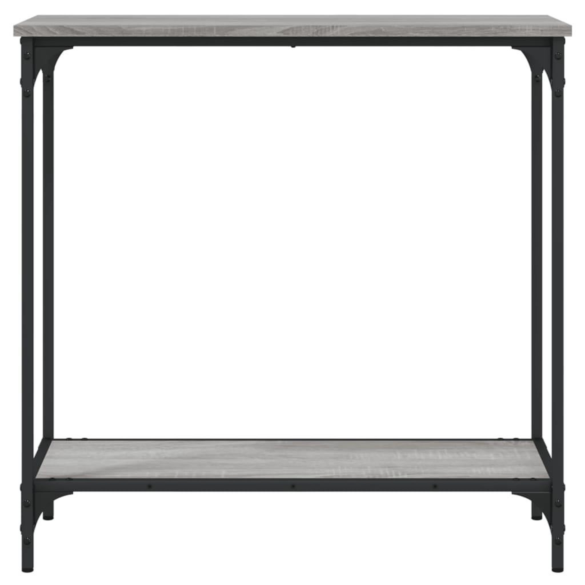 Voir la diapositive 4 : VIDAXL Table console sonoma gris 75x30,5x75 cm bois d'ingenierie