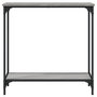 Voir la diapositive 4 : VIDAXL Table console sonoma gris 75x30,5x75 cm bois d'ingenierie