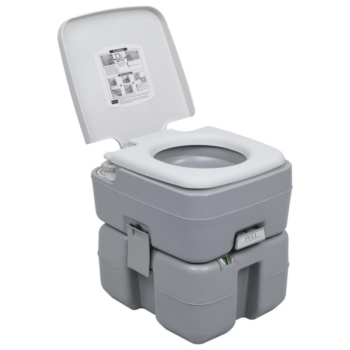 VIDAXL Ensemble de toilette support de lavage des mains reservoir eau