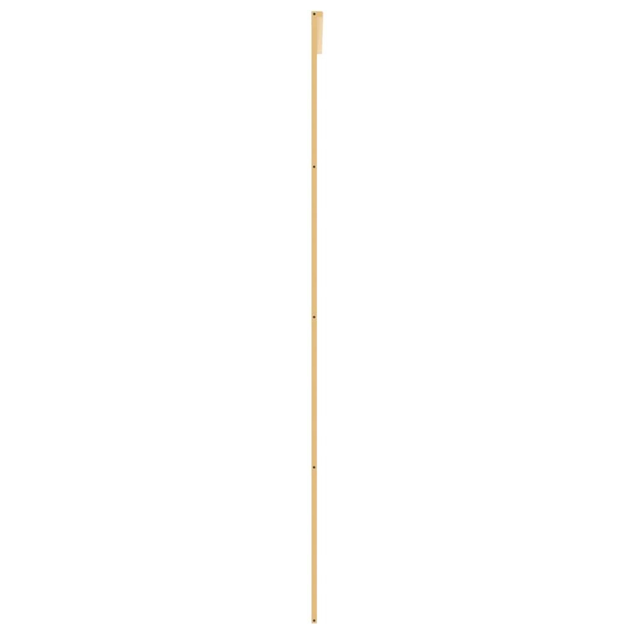 Voir la diapositive 5 : VIDAXL Porte coulissante dore 76x205 cm verre ESG clair et aluminium