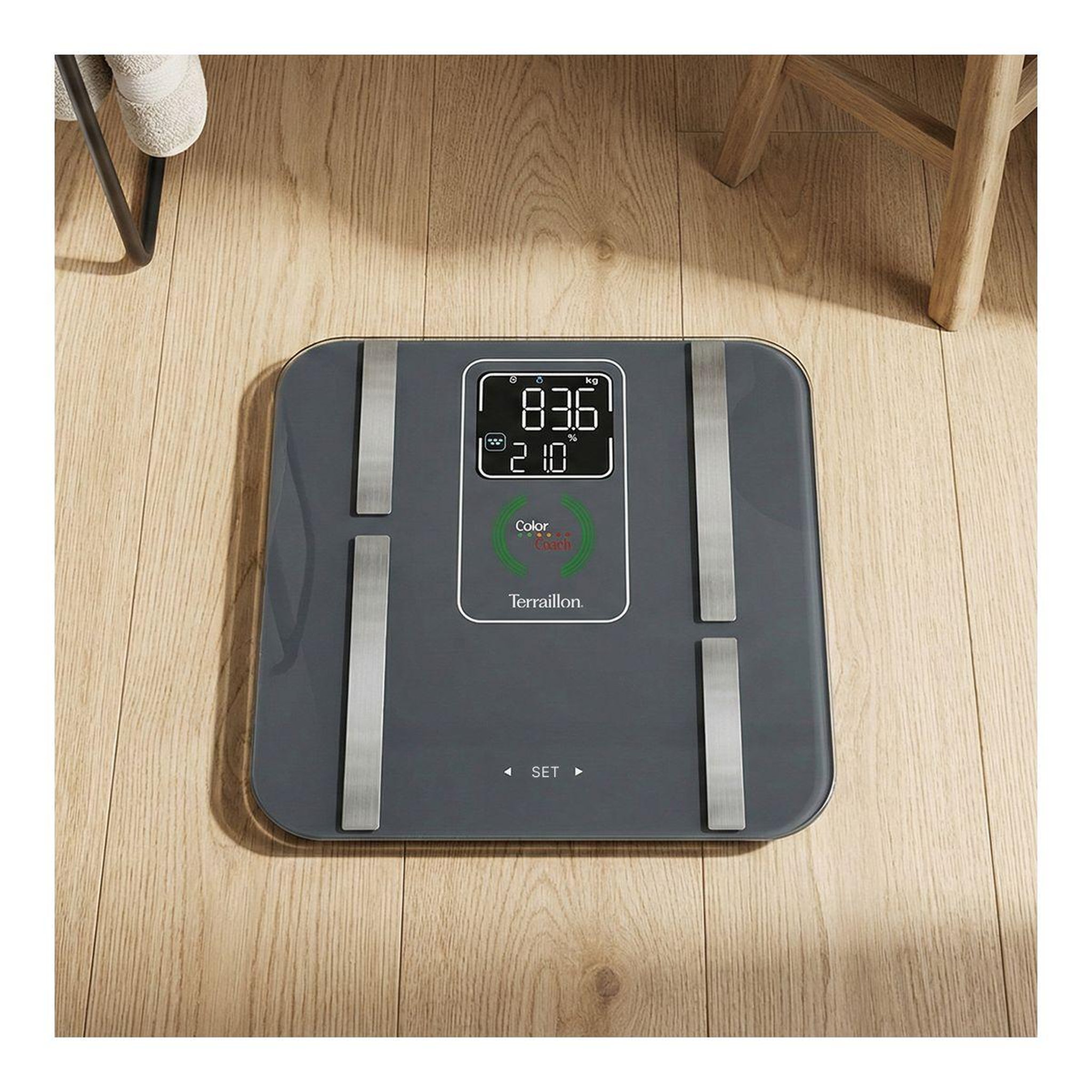 Voir la diapositive 2 : Terraillon Pèse personne connecté COLOR COACH FIT