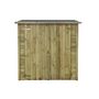 Voir la diapositive 2 : Habitat et Jardin ABRI JARDIN BOIS ADOSSABLE LIPKI - 1.79 X 0.90 X 1.78/1.87 m