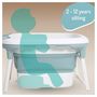 Voir la diapositive 8 : BANINNI Baignoire Bébé Évolutive Et Pliable + Coussin Bagno