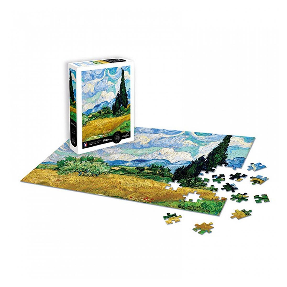 Sentosphere Puzzle Vincent Van Gogh - 1000 pieces - champ de ble avec cypres
