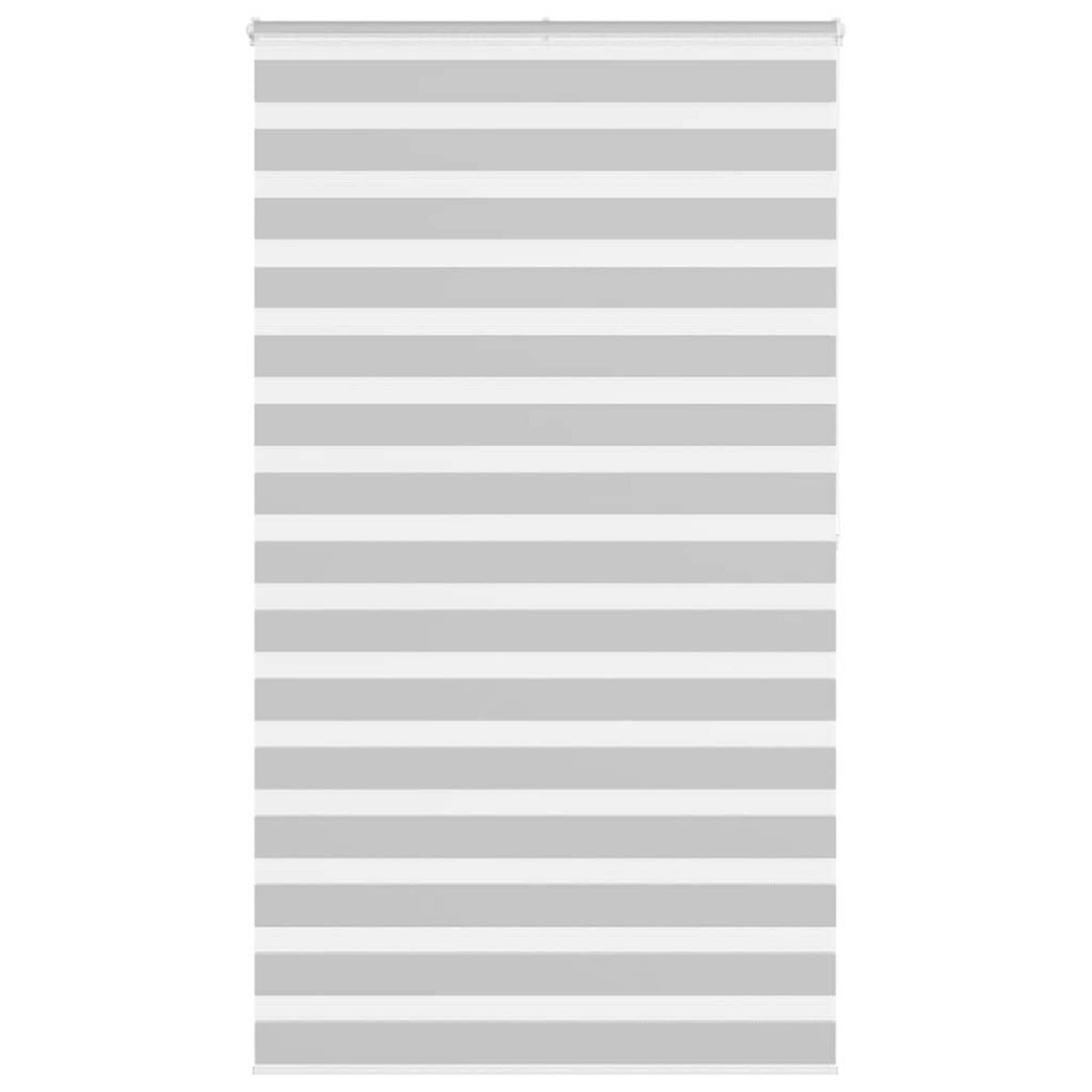 VIDAXL Store zebre gris clair largeur du tissu 130,9 cm polyester