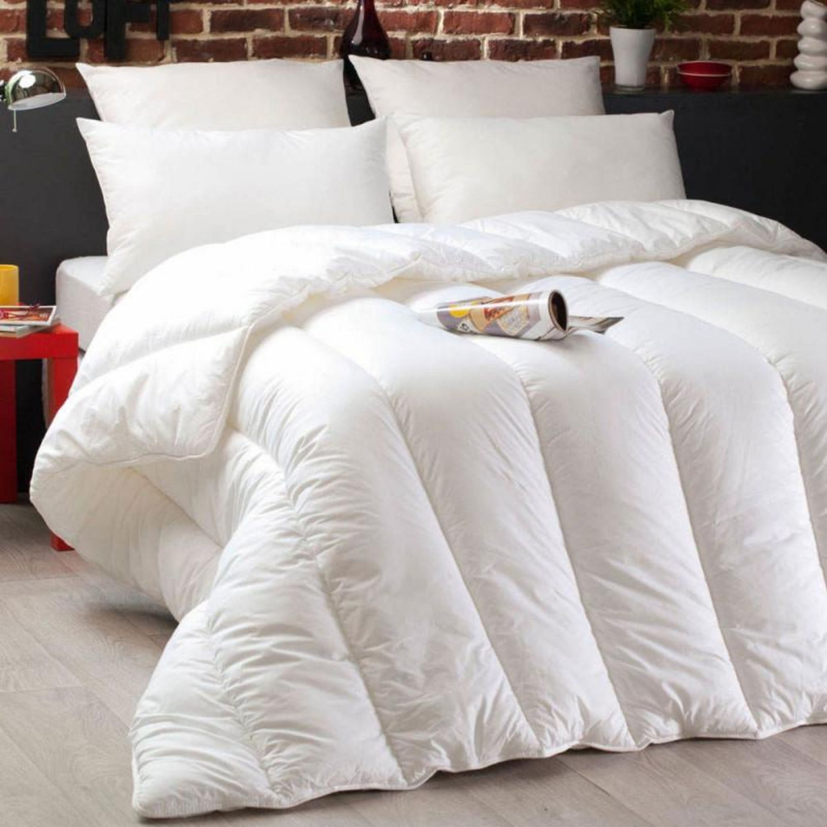 DODO PACK COUETTE DODO SCANDINAVE 220 x 240 + 2 OREILLERS 65 x 65 cm pour lit 2 places